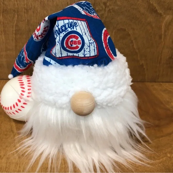Cubs Baseball Gnome MLB Chicago Sports Fan Ball Sunglasses Bear Gift Team Retro - Picture 2 of 6